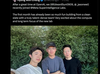 AI顶尖人才再度流向巨头，华人科学家团队加入超级智能实验室