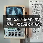 为什么租厂房写字楼总踩坑？怎么选才不被坑？